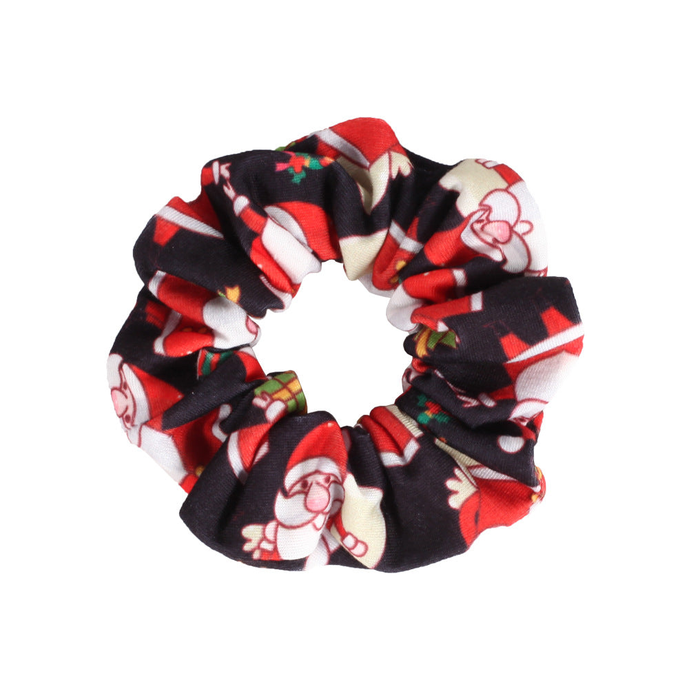 Wholesale Christmas Snowman Bell Santa Claus Deer Antler Hat Large Intestine Hairband